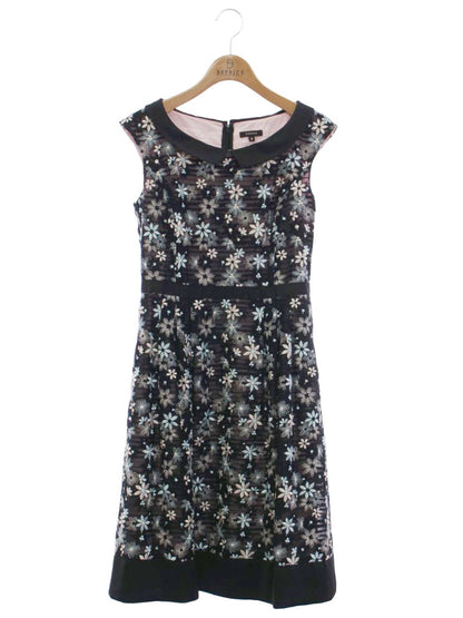 トッカ OPTOSS0060 ワンピース 0 ブラック フラワーモチーフ 刺繍 ITNTWU3VVRME