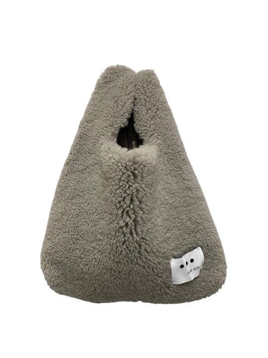 スリードッツ トートバッグ グレー ボア ファー ITUXHQIEBBD2