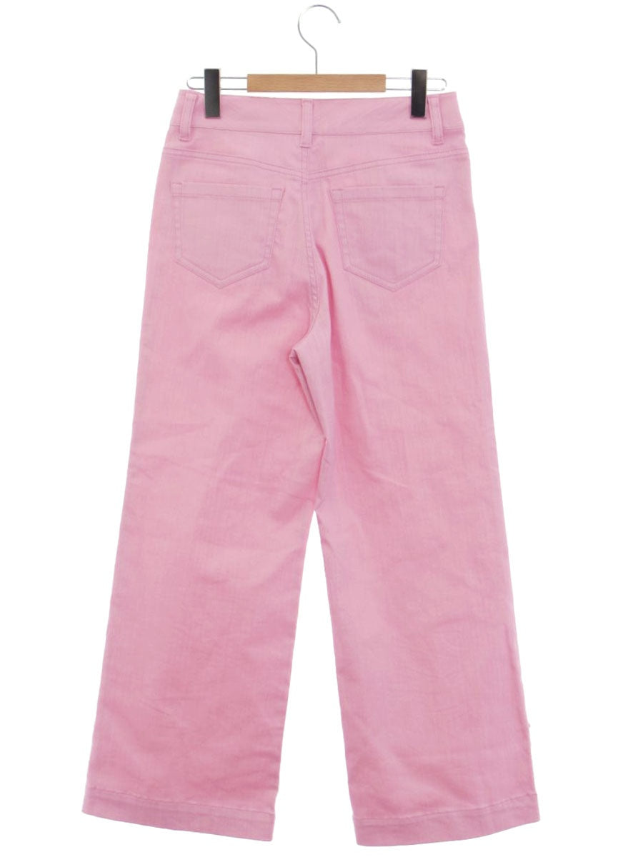トゥービーシック W5R02-520-12 デニムパンツ 38 ピンク カラー ラインストーン ITJ8D3IHRBY0