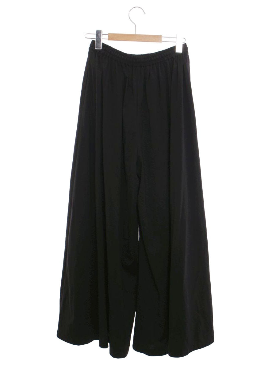 ルフィル 534-4130113 パンツ 0 ブラック ウエストギャザー ワイド ITTWRG1R83B4