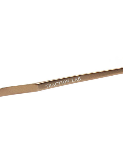 トラクションプロダクション CMLJ368 眼鏡 ゴールド オーバル メガネ IT20LLYAMDAO