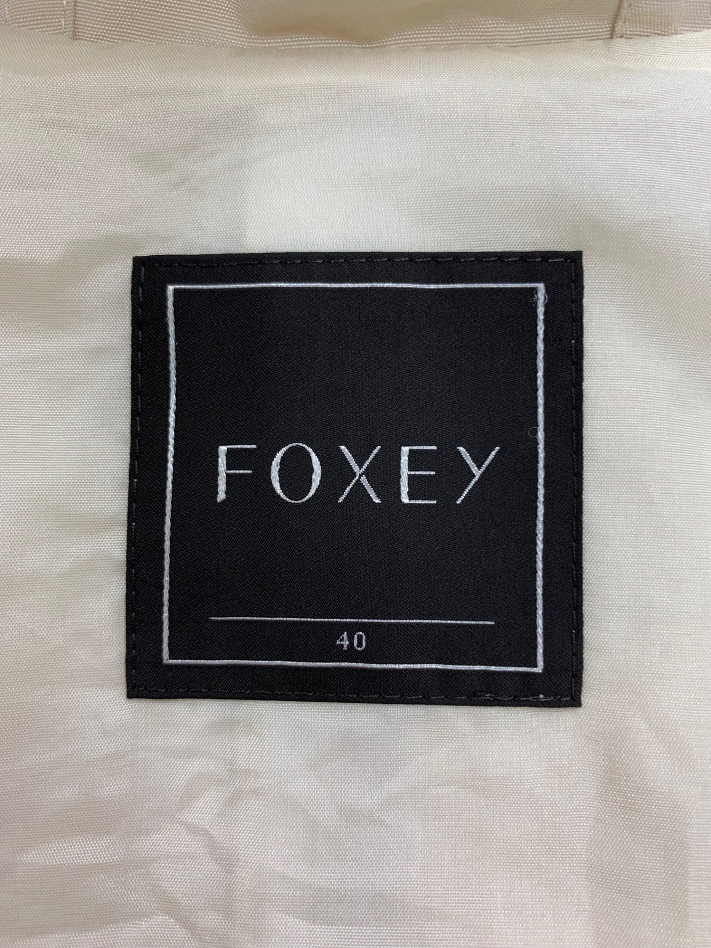 フォクシーブティック Jacket Jewel F 42693 ジャケット 40 アイボリー ITJOXVBPH0RK