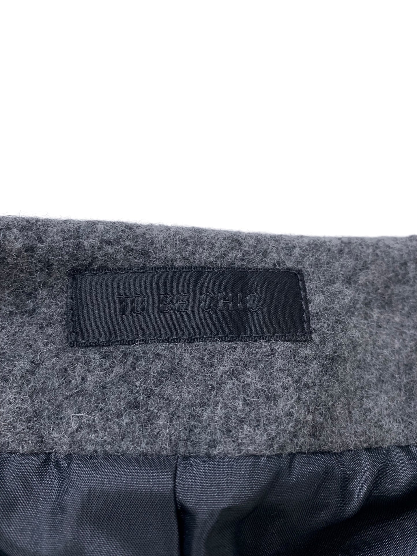 トゥービーシック W5740-826-07 ジャケット X グレー ウール フォックス レッキスラビット ITCDF4WVDFC2