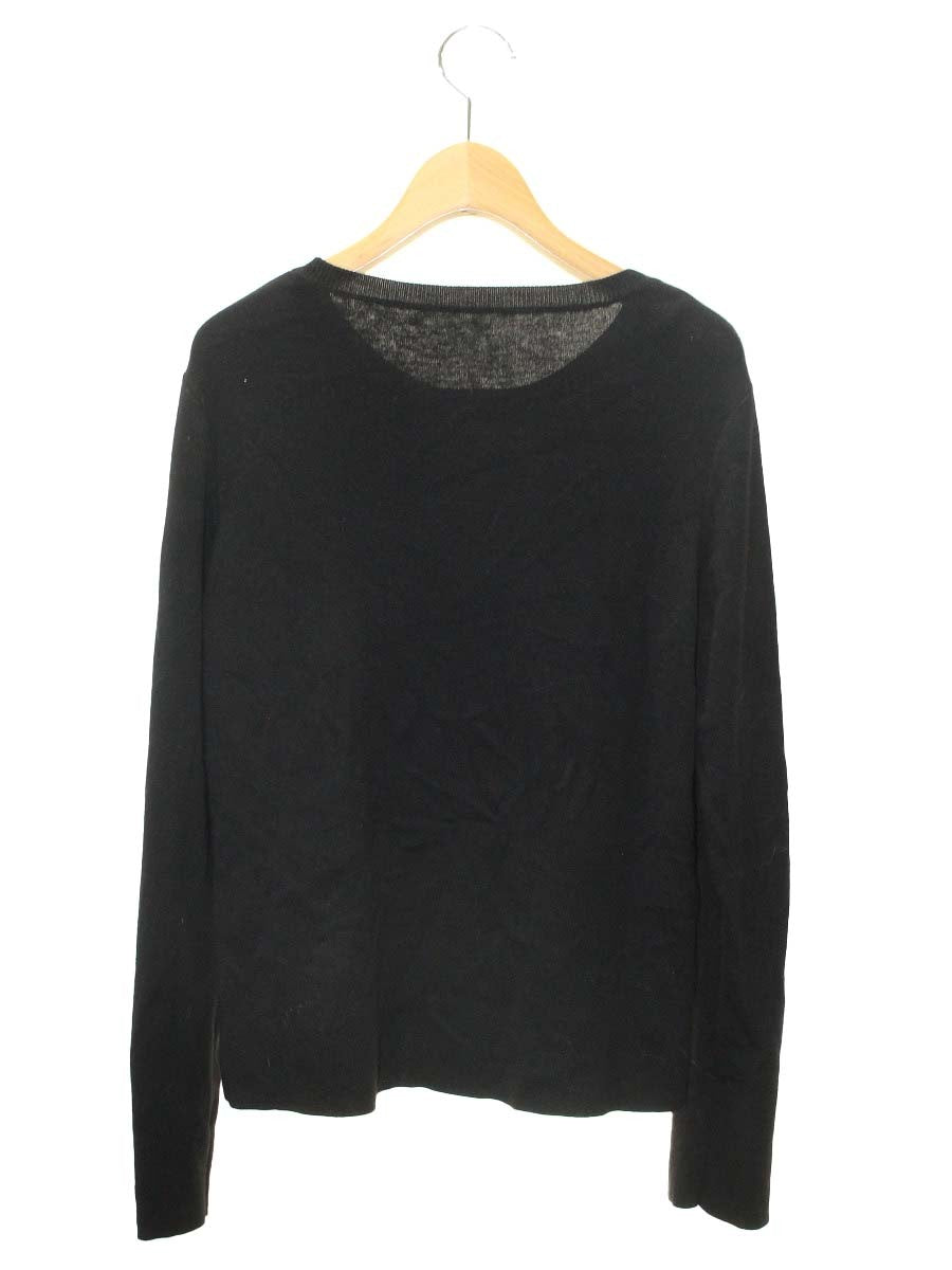 フォクシーブティック Knit Tops 36301 ニットセーター 42 ブラック 長袖 ITST752XT774