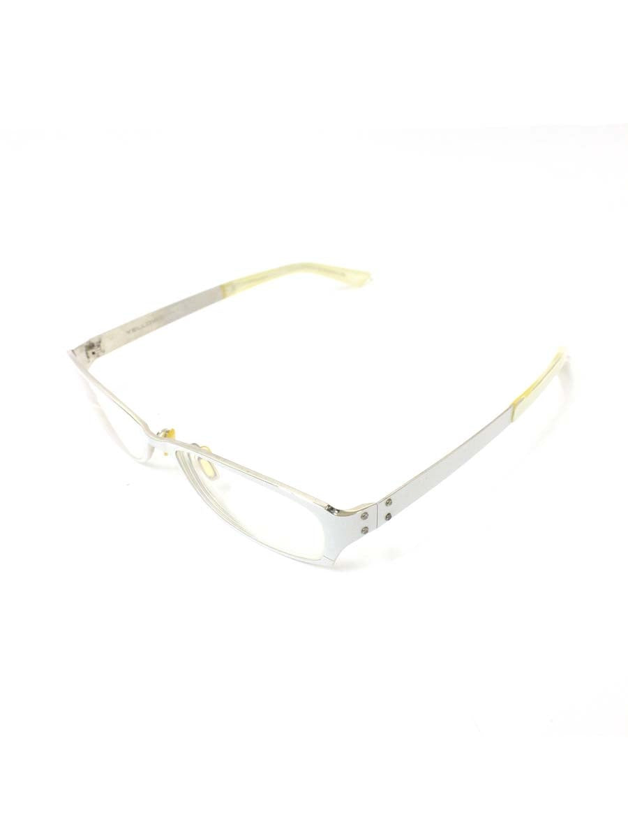 イエローズプラス メガネ ホワイト スクエア ITZUX9I1ECLS 【SALE】