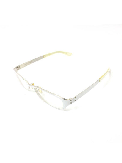 イエローズプラス メガネ ホワイト スクエア ITZUX9I1ECLS 【SALE】