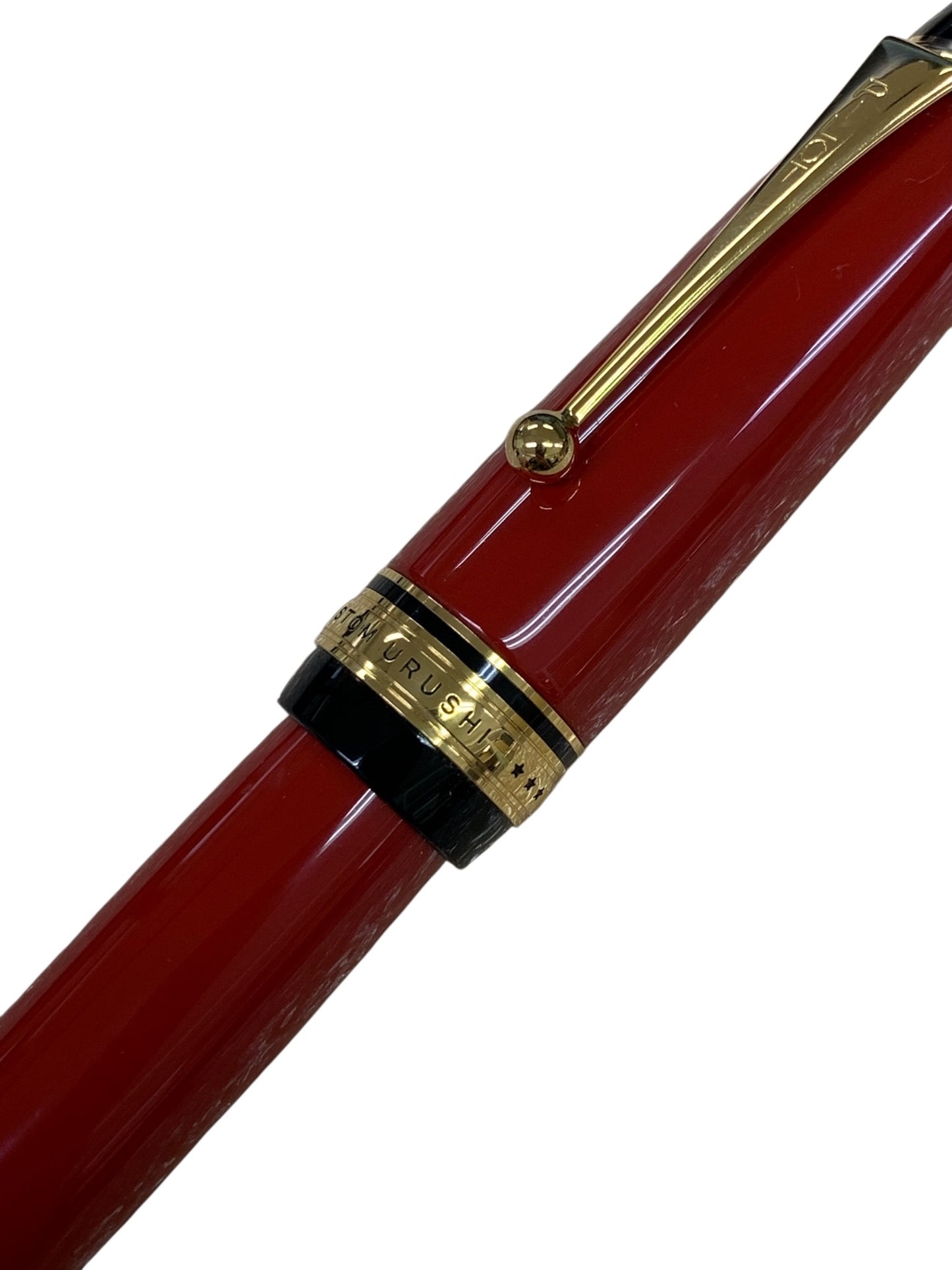 パイロット 万年筆 カスタムURUSHI 朱 M 18K ITEW9X0R6FOY