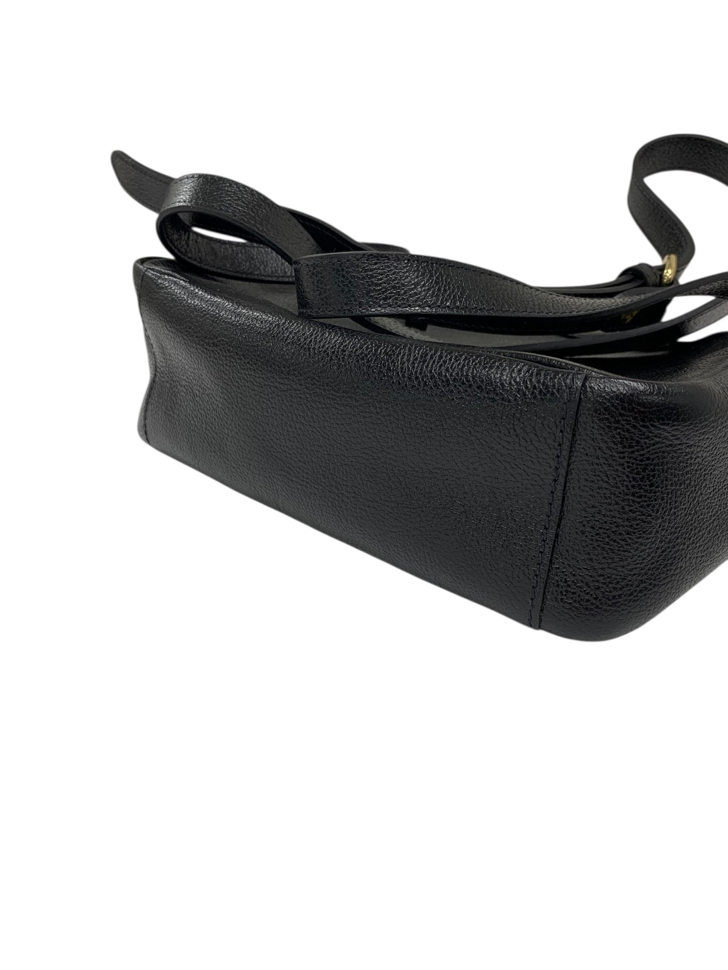 イルビゾンテ ショルダーバッグ ブラック レザー スクエア ゴールド金具 IT5PMIWU0UYO