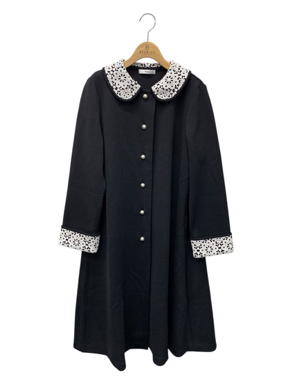 ルネ Knit Coat 6512160 コート 38 ブラック ITJ60G8QAWXT