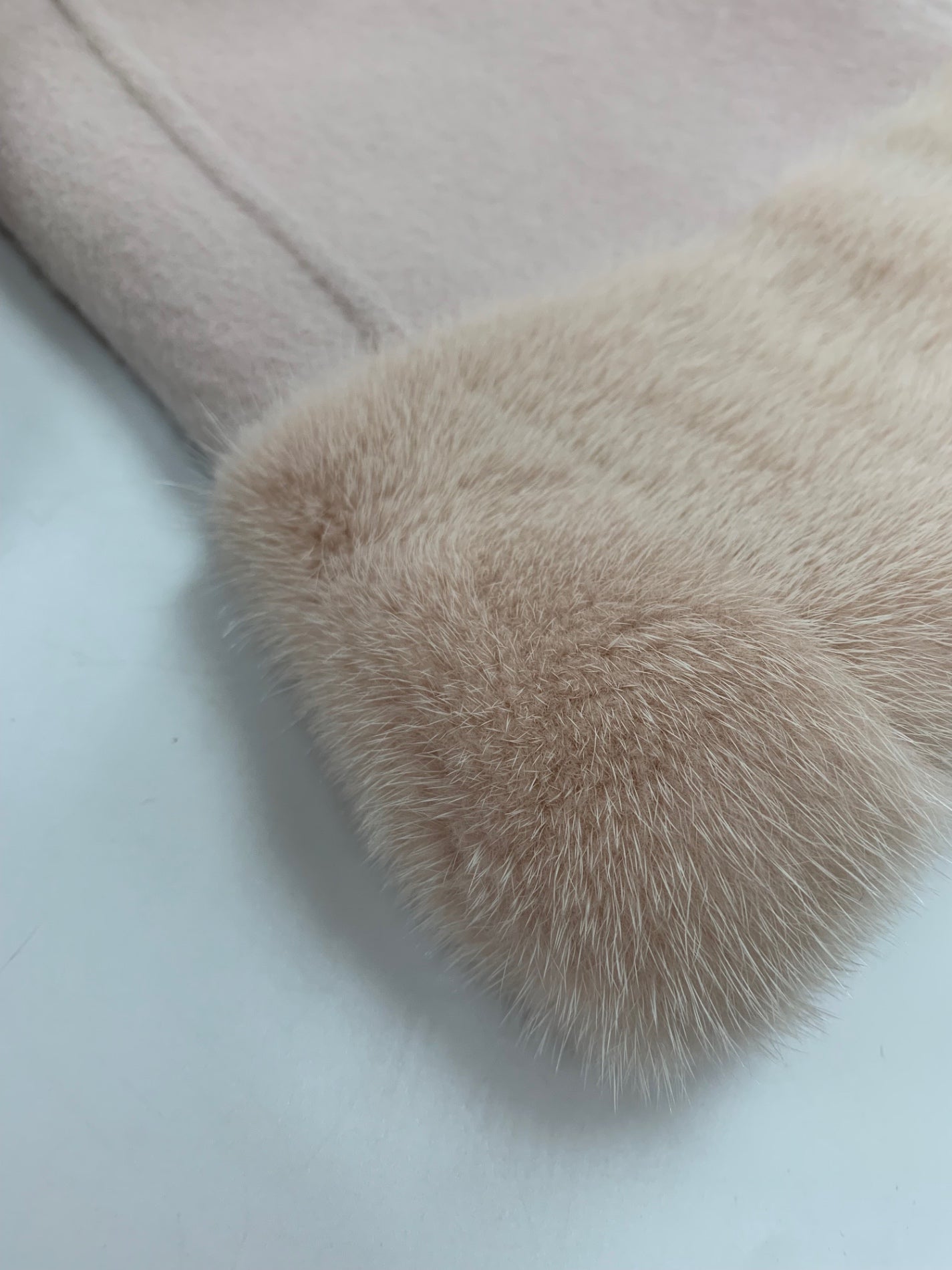 フォクシーブティック meringue メレンゲ 45285 コート 40 ピンク カシミヤ ミンクファー IT32VJR3C3OO