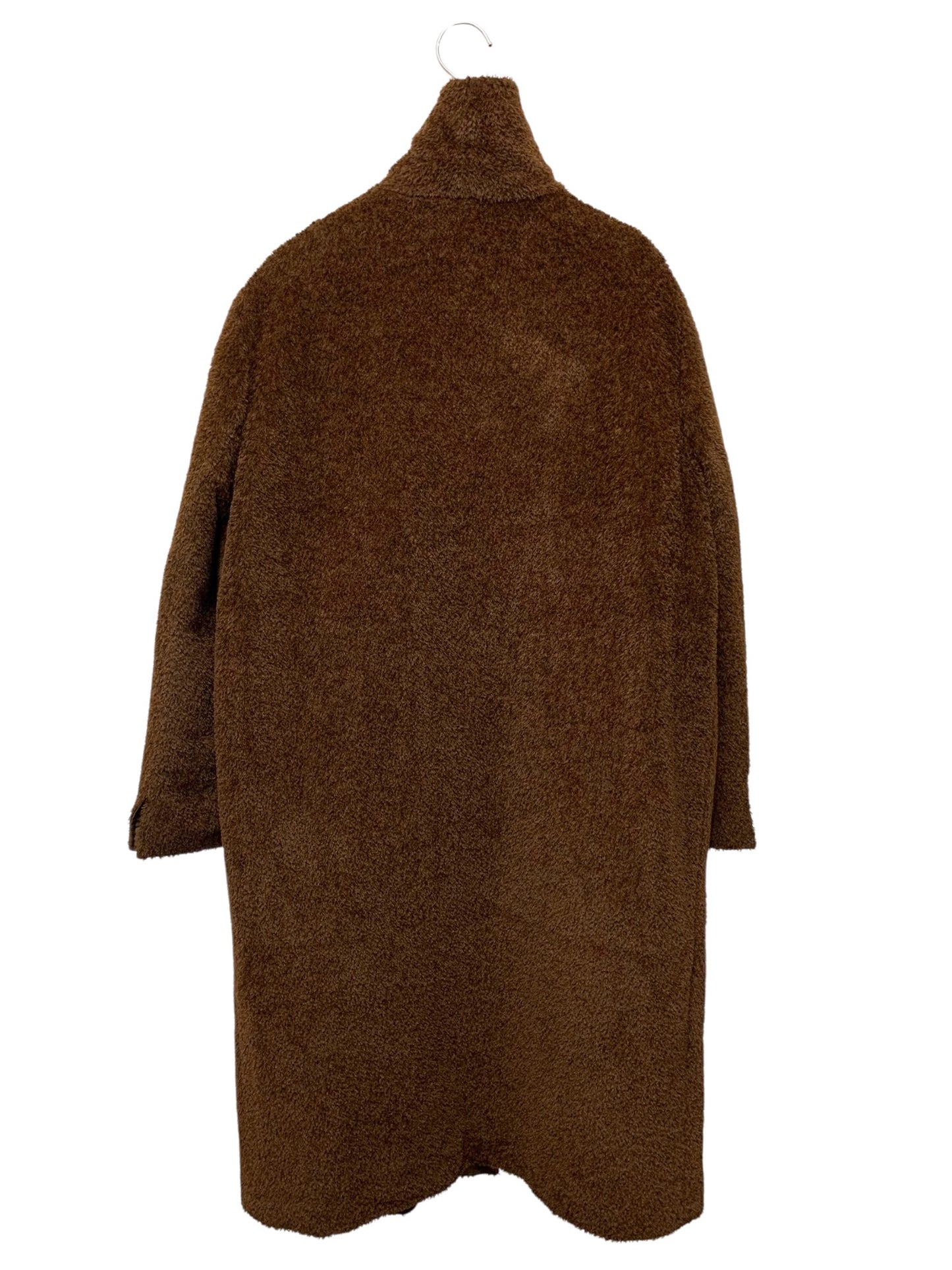 マックスマーラ 254275 40 ブラウン リバーシブル仕立 ロングコート アルパカ混 ITADNBZY87QW
