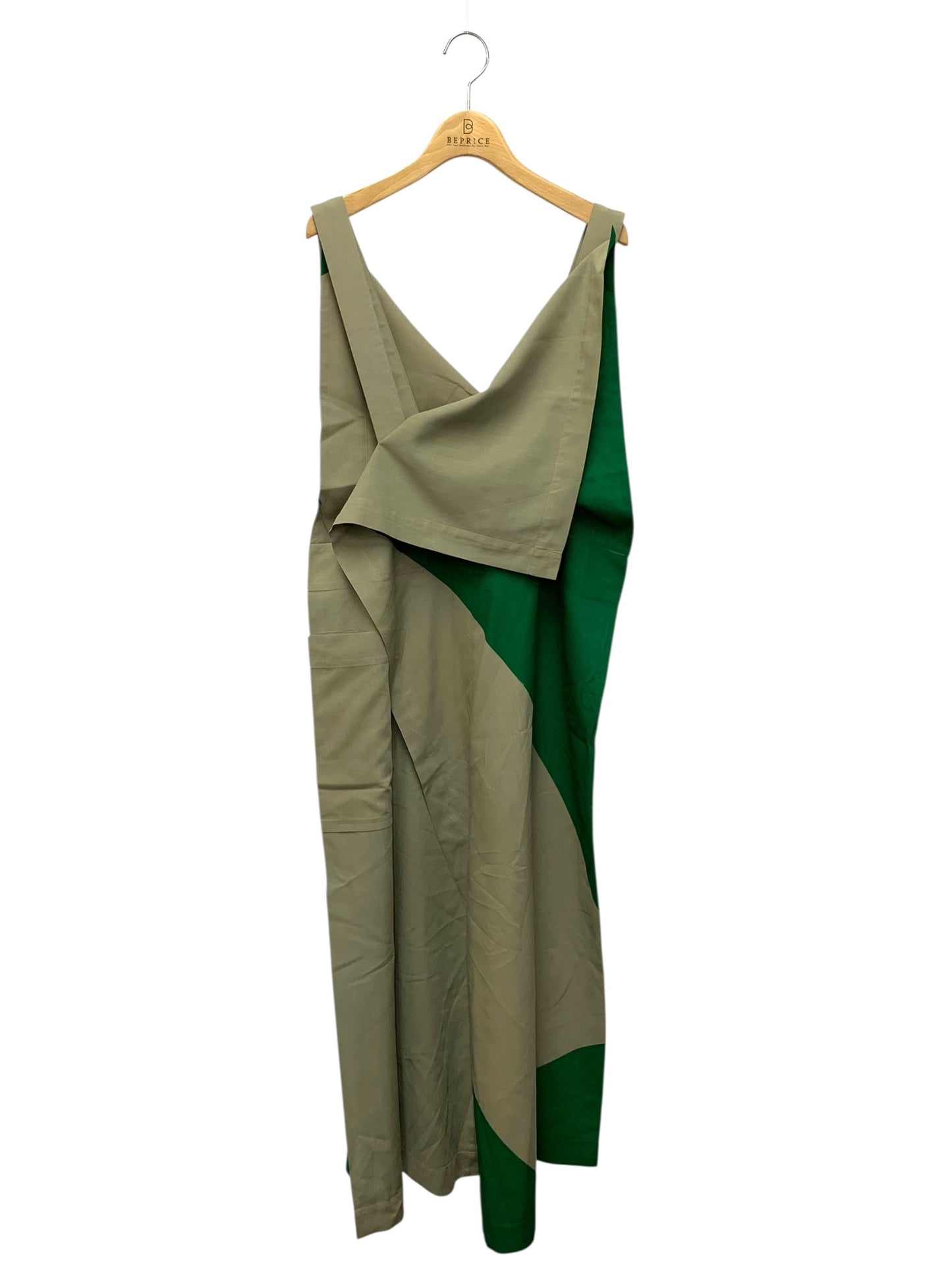 132 5. イッセイミヤケ IL23FI323 サロペット 3 グレージュ バイカラー IT8E7TNU9G5C