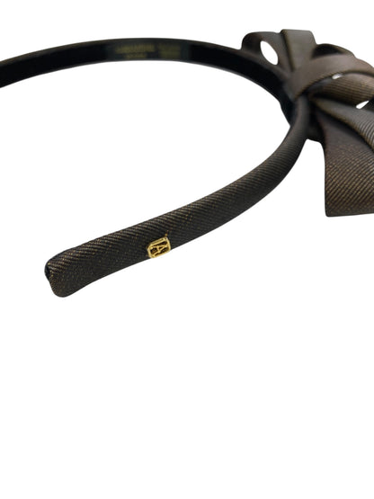 アレクサンドルドゥパリ カチューシャ ブラウン リボン IT0W3UAFWY4G