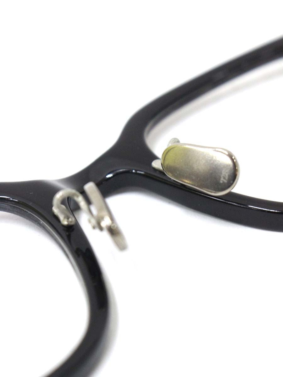 アイヴァン7285 319 メガネ ブラック セルフレーム フルリム ウェリントン ITPB1R66PSEW