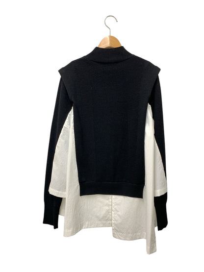 アンスリード Pocket shirt docking knit 522412600201-01 F ブラック 24aw IT6W0008ESR0