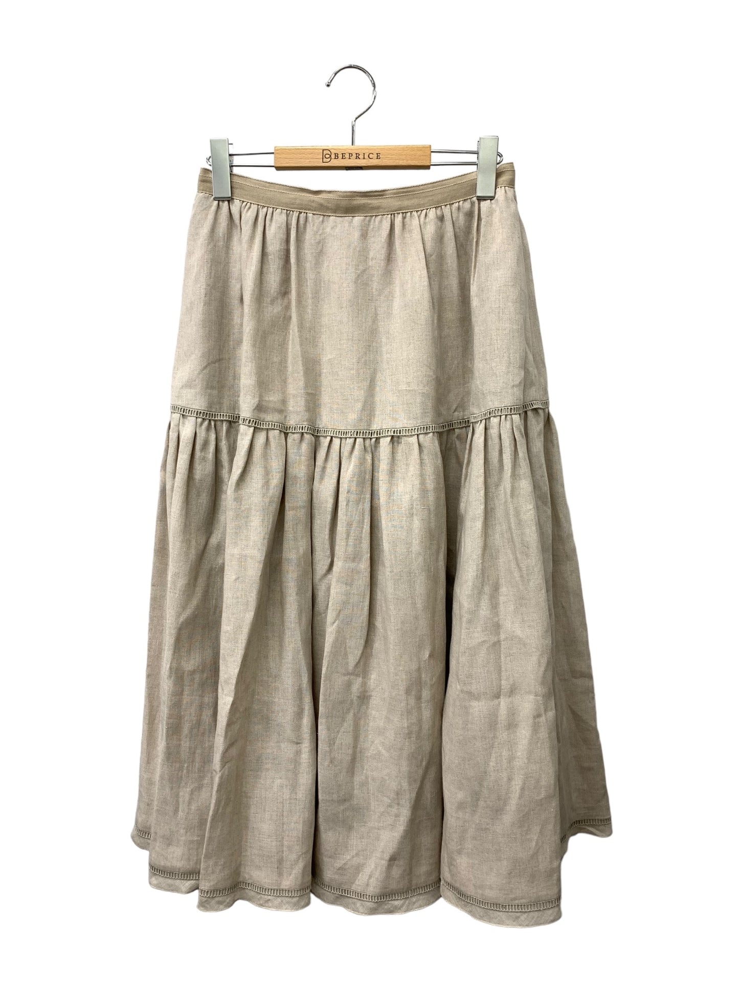 フォクシーブティック SKIRT MANOIR 44165 スカート 40 ベージュ 直営店舗限定カラー ITXXFTZJD1IO