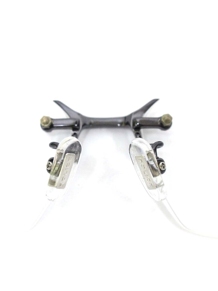 ポリス VPLF59J 眼鏡 メガネ ガンメタル メタルフレーム リムレス スクエア IT56P0KYABRK 【SALE】