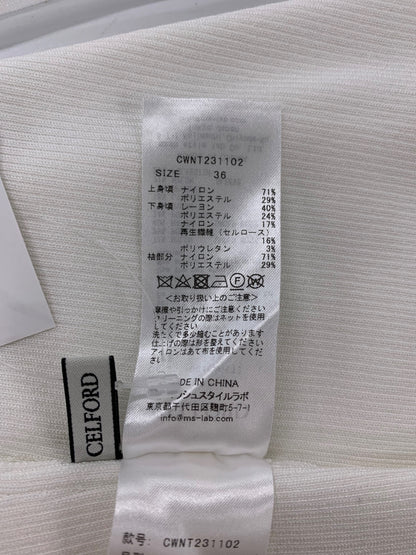 セルフォード CWNT231102 ニット 36 ホワイト シースルー ITGCQH33YS3G