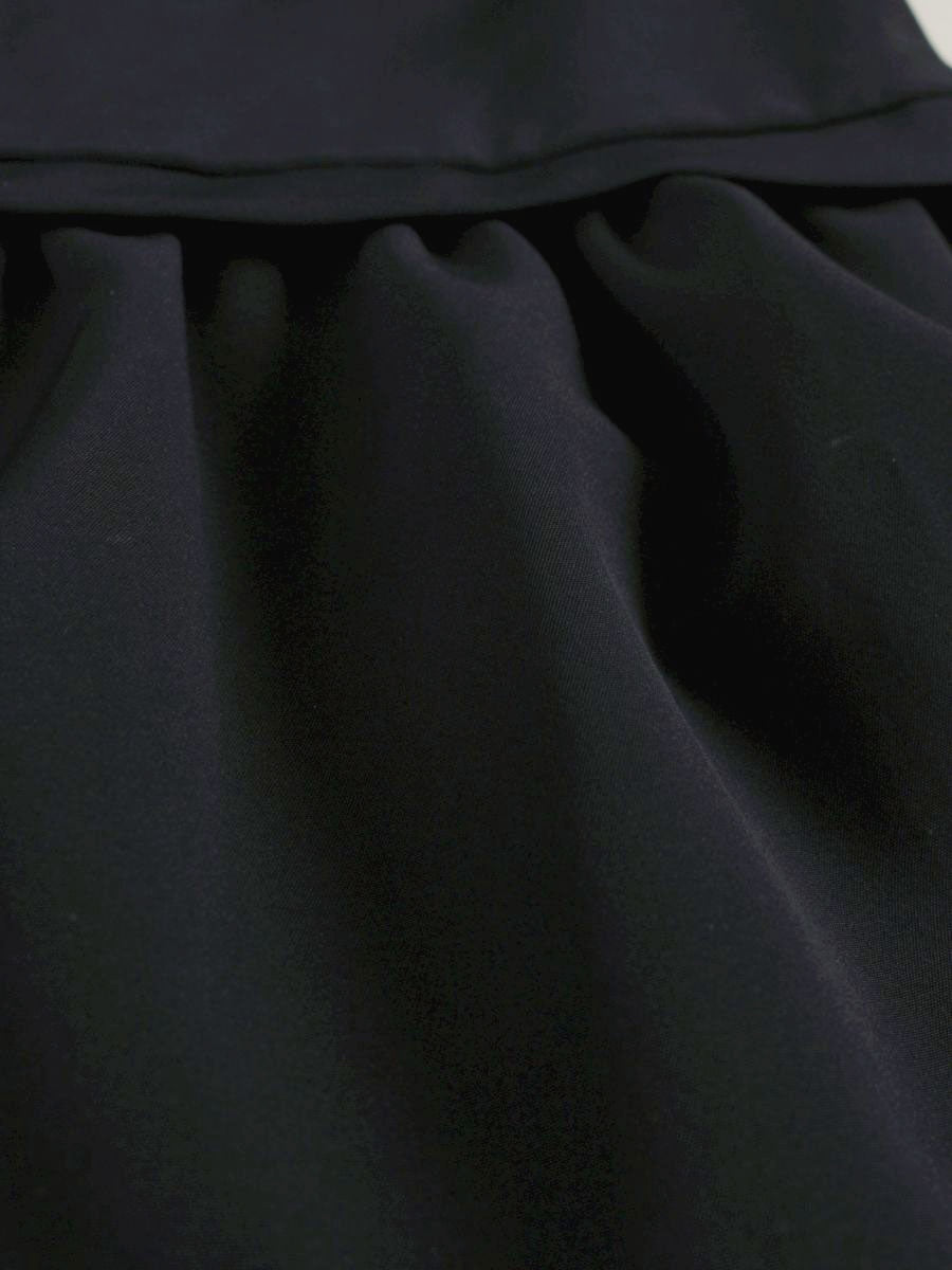 フォクシーニューヨーク 38959 ワンピース 40 ネイビー ギャザー IT6KEIWDP5MI