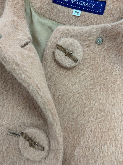 エムズグレイシー 329513 コート 38 ブラウン アルパカ ITJPNQKWAR6A