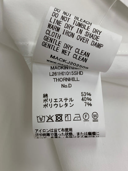 マッキントッシュ コットンツイル スタンドカラー シャツ L261HI1015SHD 6 ホワイト ITDEW6ZN047K