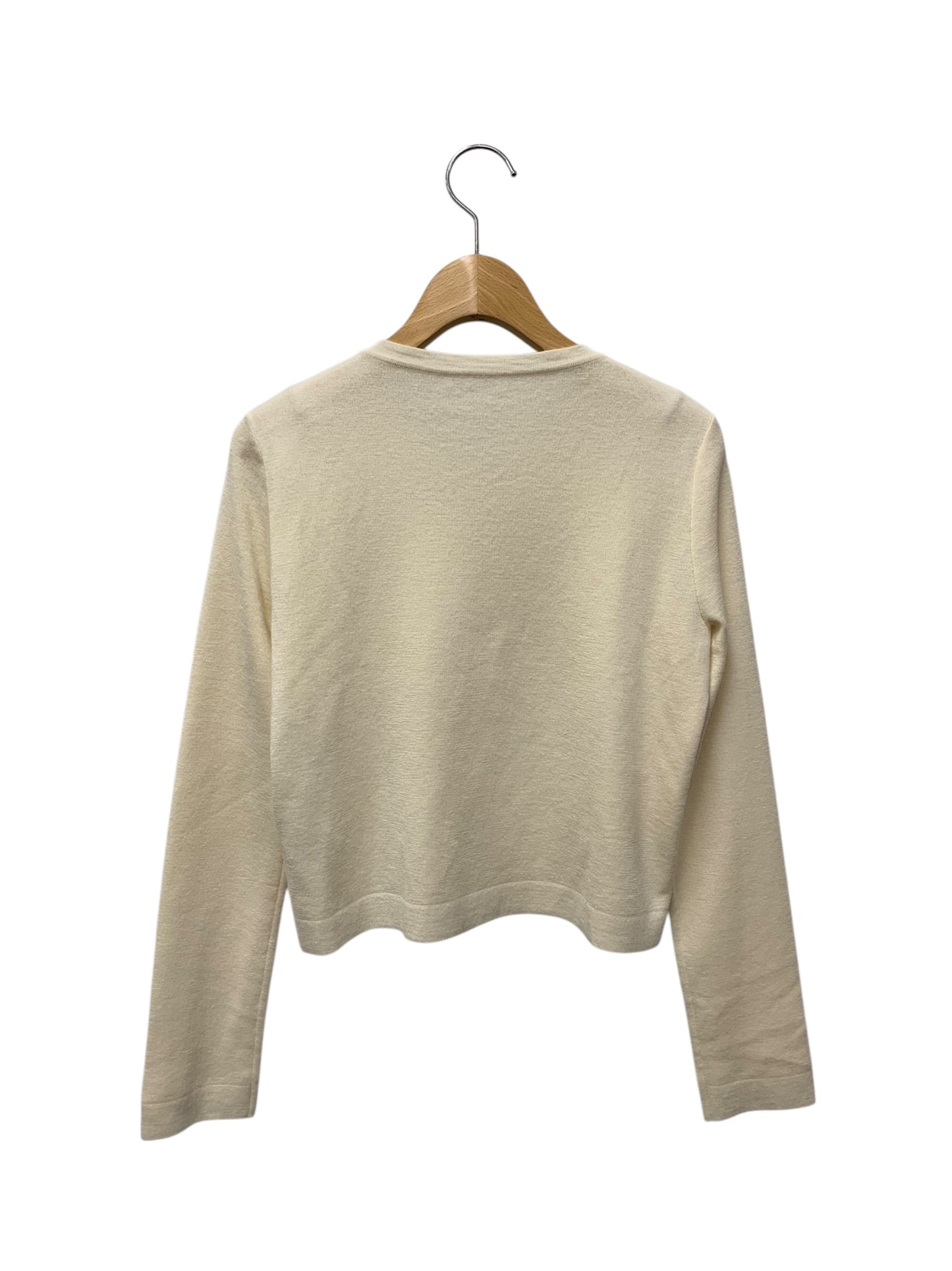 フォクシーブティック Everyday Cardigan 41960 カーディガン 38 アイボリー カシミヤ混 ITANUX3ZMZWA
