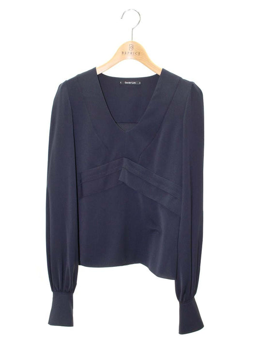 デイジーリンforフォクシー Photogenic Puff Blouse 06301 ブラウス 38 ネイビー IT30ETP37CXH