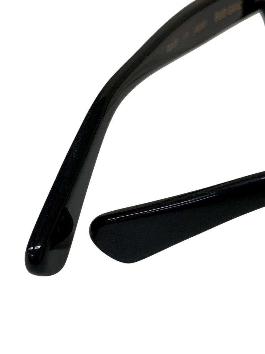 エフェクター ルイスレザーコラボモデル BUD GANZ メガネ ブラック セルフレームウェリントン IT1DWXIYN0Q4