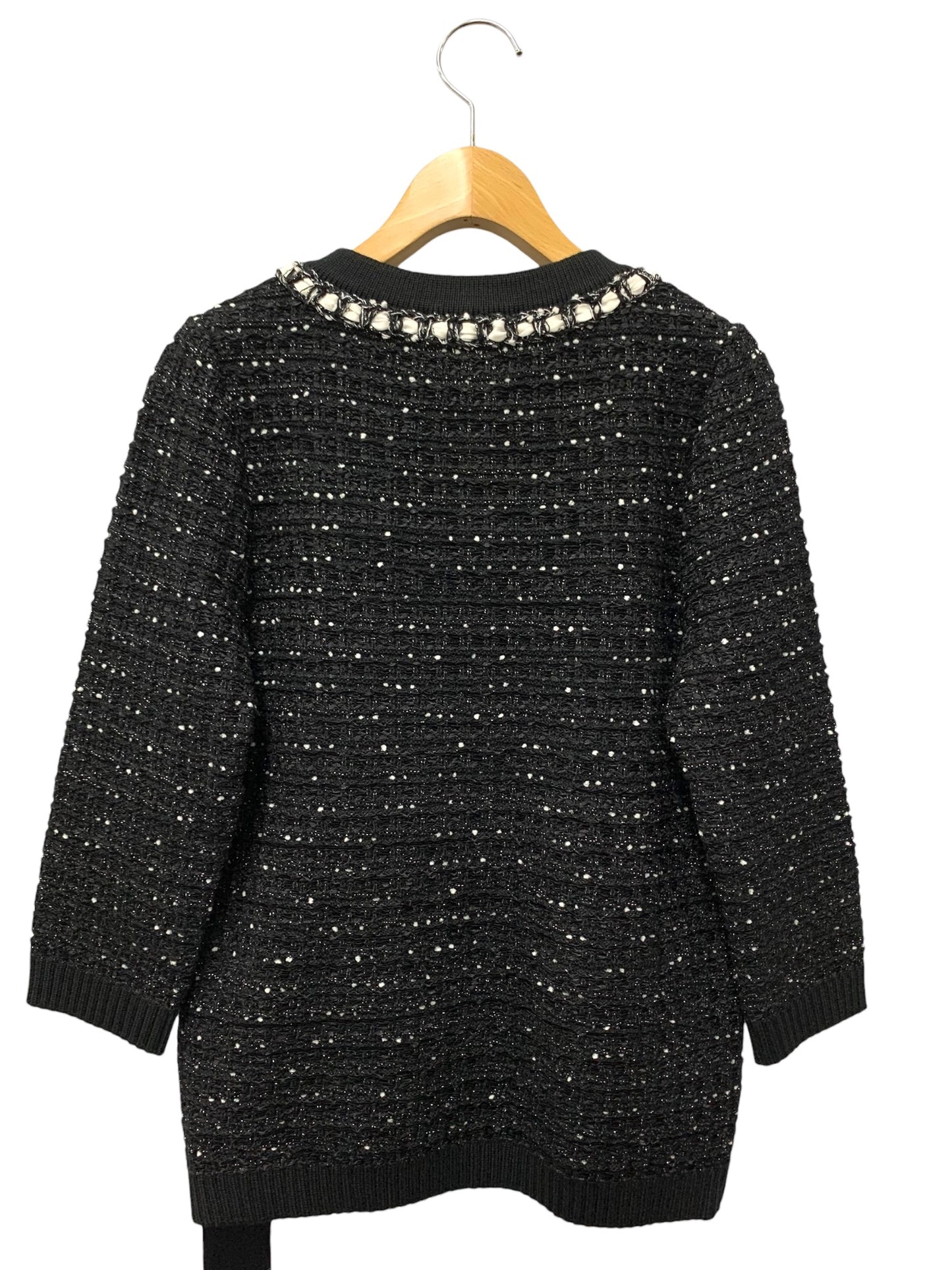 ルネ 6312920 カーディガン 34 ブラック ニット ダブルジップ ITZ4YM2M0AC4 【SALE】