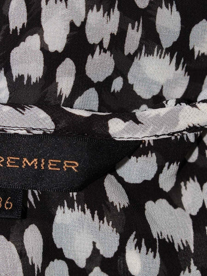 エムプルミエ B310-005 ブラウス 36 ブラック フリル ITSE0SW289K4 【SALE】