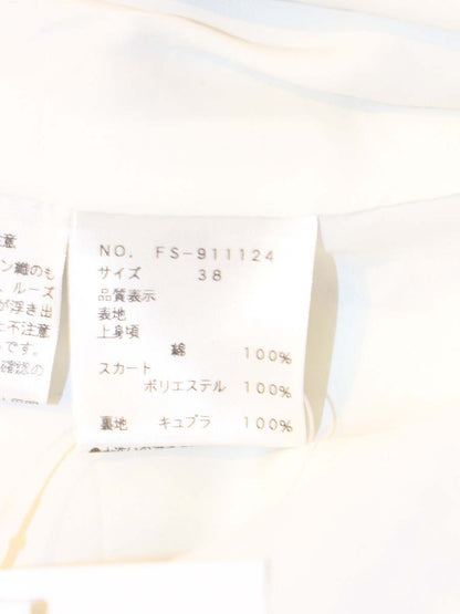 エムズグレイシー 911124 ワンピース 38 ブラック 花 ラインストーン ITFJ7KYSTF02