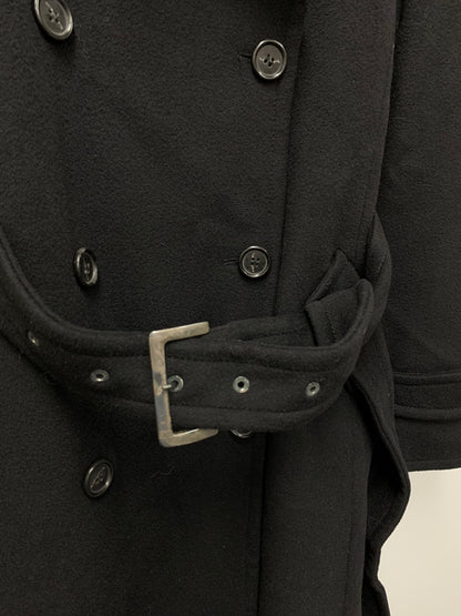 マックスマーラ 60162273 チェスターコート 40 ブラック ウール IT0OJ78I8672