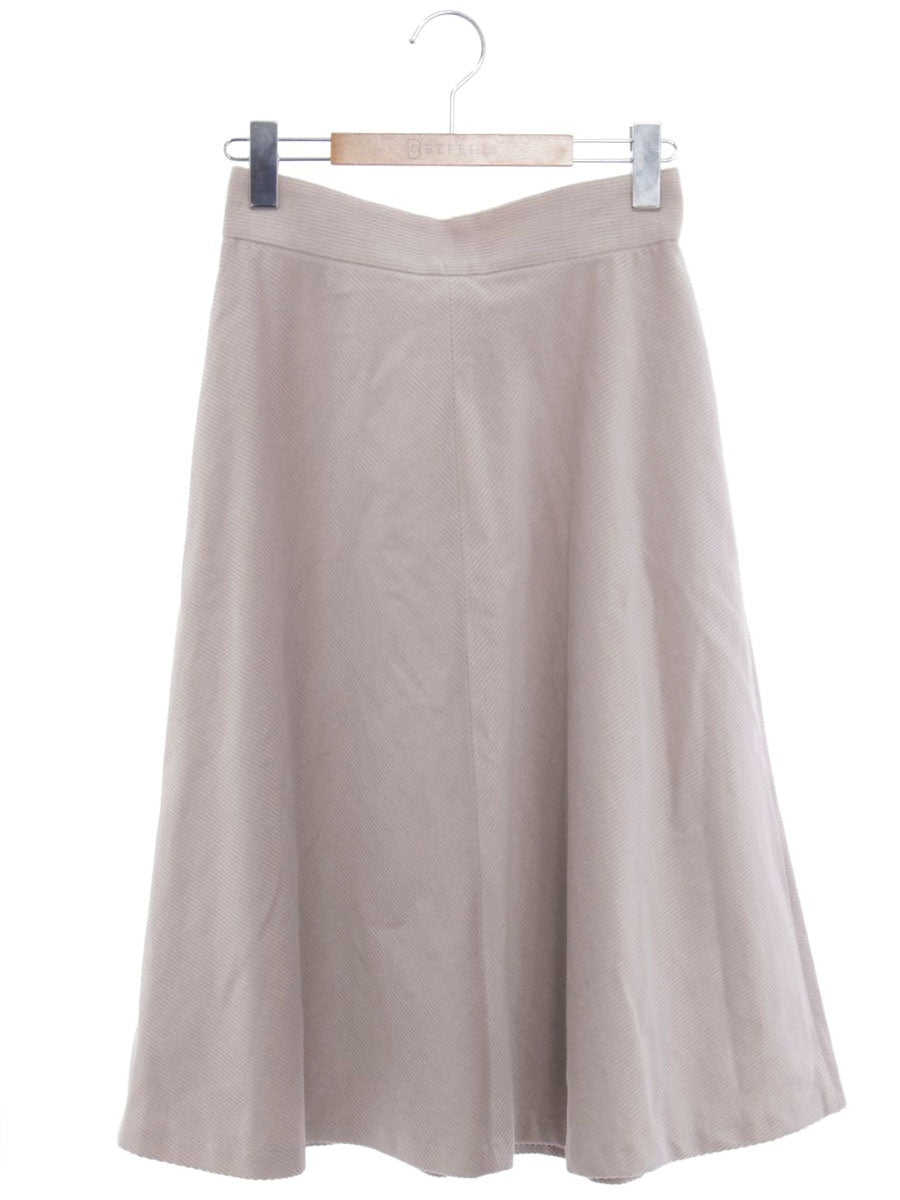 アナイ 101827-11-200-91-360 スカート 36 グレー コーデュロイ フレア ITOR3TJIT8MQ