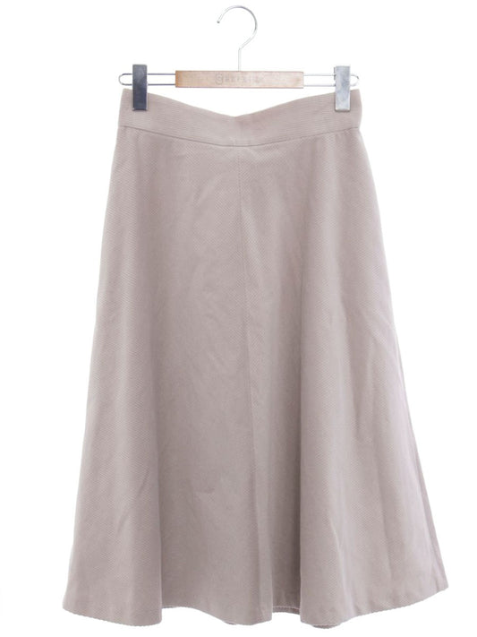 アナイ 101827-11-200-91-360 スカート 36 グレー コーデュロイ フレア ITOR3TJIT8MQ