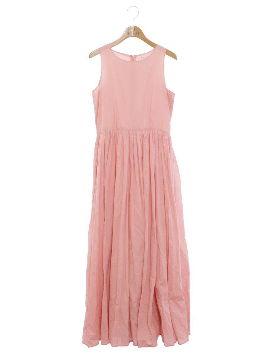 マリハ ワンピース 40 ピンク コットン フレアー IT3KZMTX6OSG