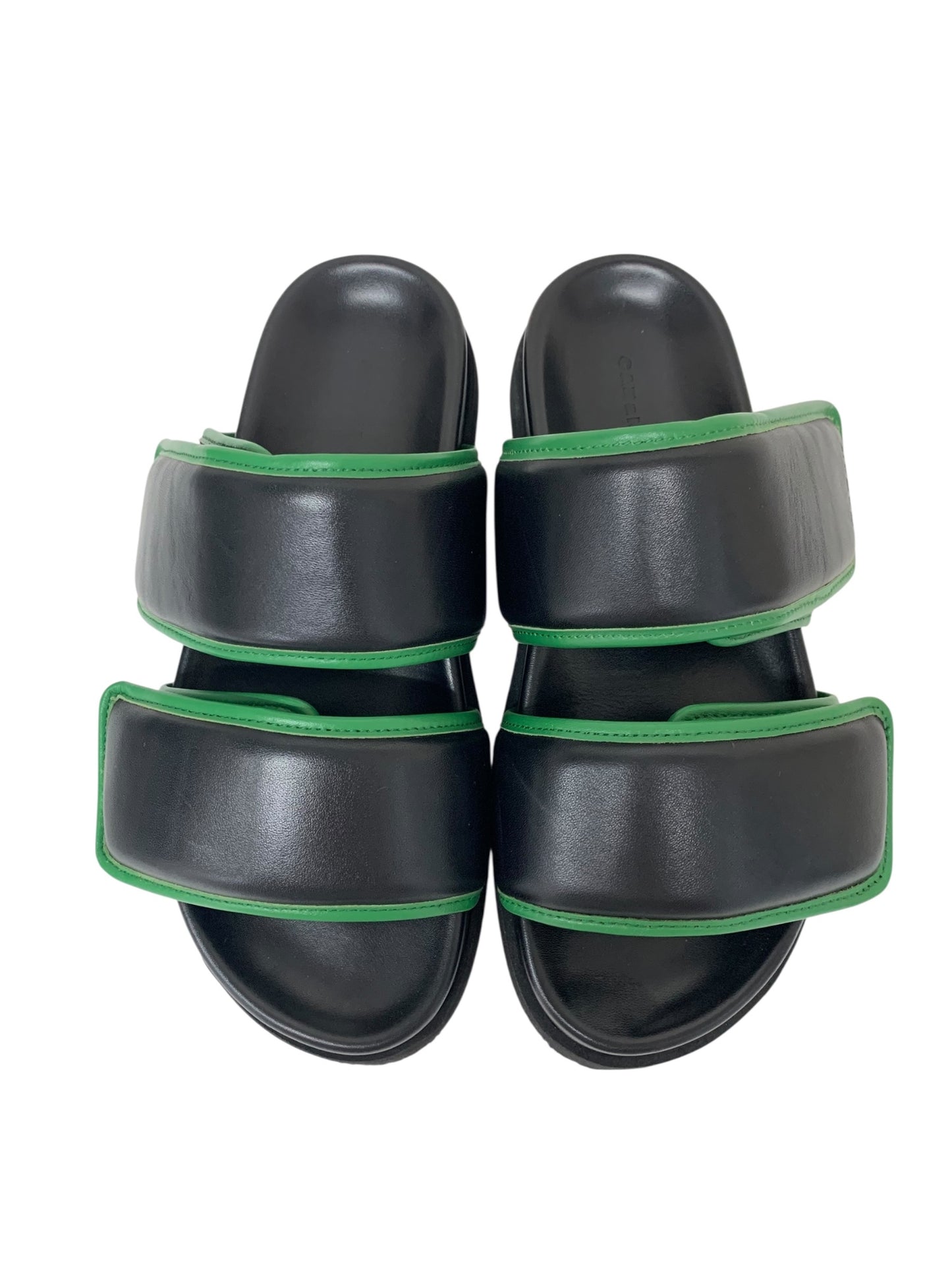 キャバン CABaN by Patricia Urquiola パイピングダブルストラップサンダル 49013101006 41 ブラック ITYAZ9NK8I58 【SALE】