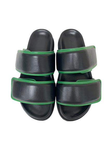 キャバン CABaN by Patricia Urquiola パイピングダブルストラップサンダル 49013101006 41 ブラック ITYAZ9NK8I58 【SALE】