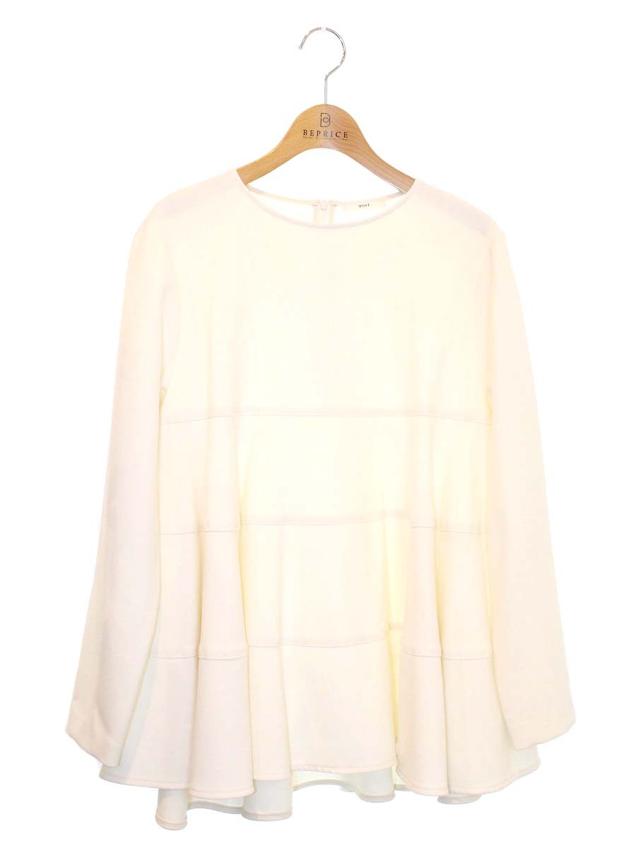 ヨリ YR2121-119AW カットソー 38 アイボリー ペプラム ITZEFCTC9U6G