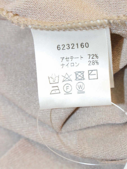 ルネ Basic Knit Cardigan 6232160 34 ベージュ ITTNDSV22OIT