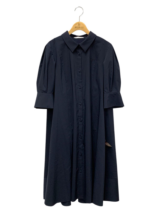 フォクシーニューヨーク  Dress Aérienne 44667 ワンピース 40 ネイビー 刺繍 パフスリーブ FOXEY EXPRESS掲載商品 ITG42QQ8V9D0