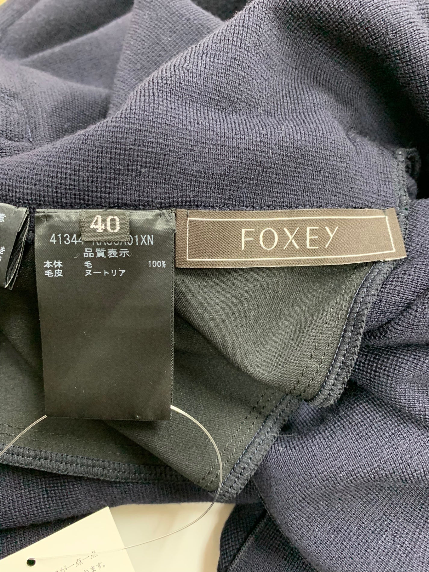 フォクシーブティック Dress Lady Bonbon 41344 ワンピース 40 ネイビー ITO4K4LGHRC8