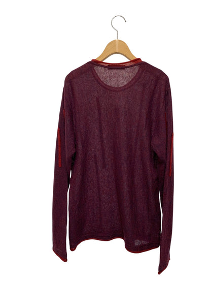 イッセイミヤケ ME83K022 ニット 2 ワインレッド アルパカ混 ITBDUQH2HOKW 【SALE】
