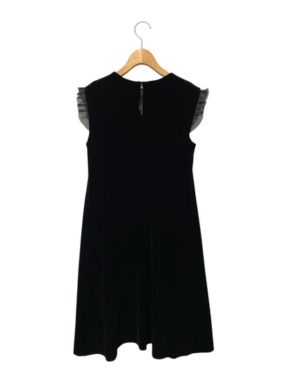 ベロアノワール by フォクシーニューヨーク Dress caddipeia 43864 ワンピース 40 ブラック フリル IT7IK0BAGNZ2