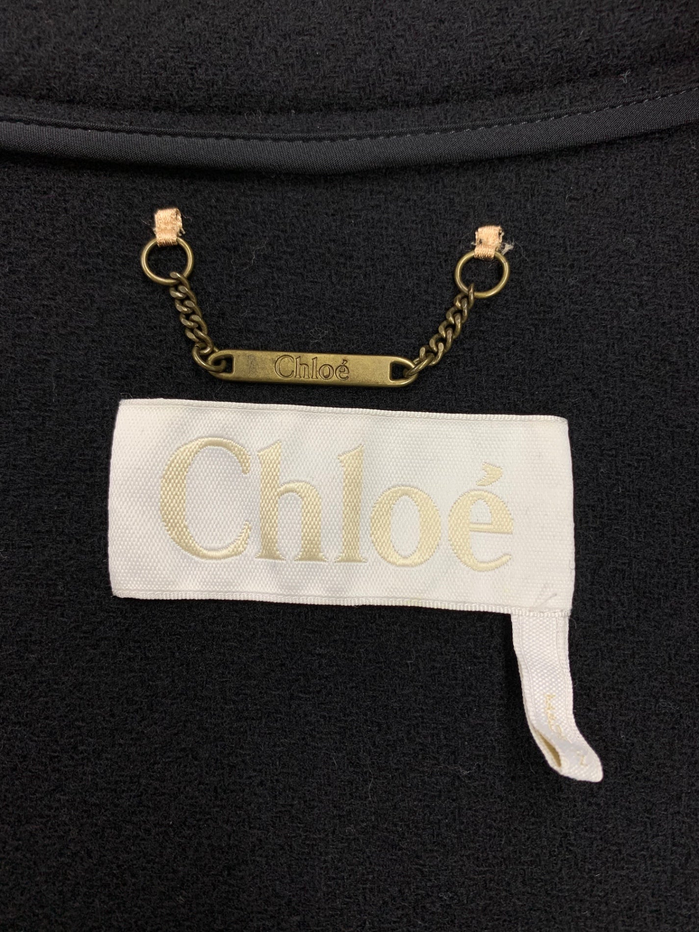 クロエ 18SMA71 ポンチョ 34 ブラック アシンメトリー ハイネック ITGY7ORP1O9V