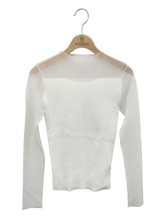 セルフォード CWNT231102 ニット 36 ホワイト シースルー ITGCQH33YS3G