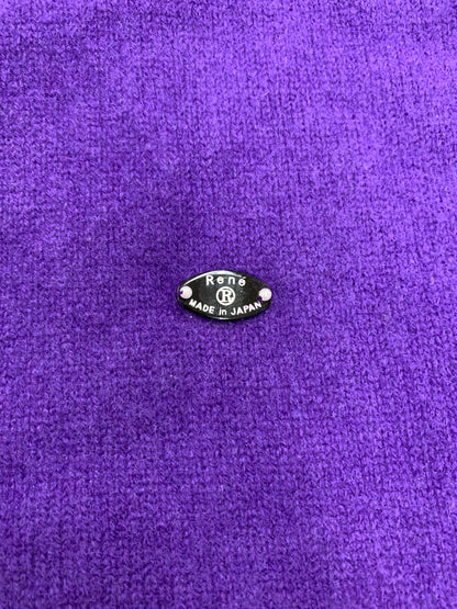 ルネ 6342010 34 パープル ハイネックウールセーター ITDJ3HLAZO3L