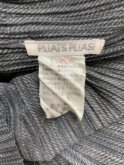 プリーツプリーズイッセイミヤケ PP54-JD446 ブラウス 3 グレー ITQYQKKZKIK8 【SALE】