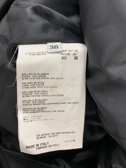 ミュウミュウ AMM1 2011 106 ウールコート 38 グレー IT87MEG36P9C