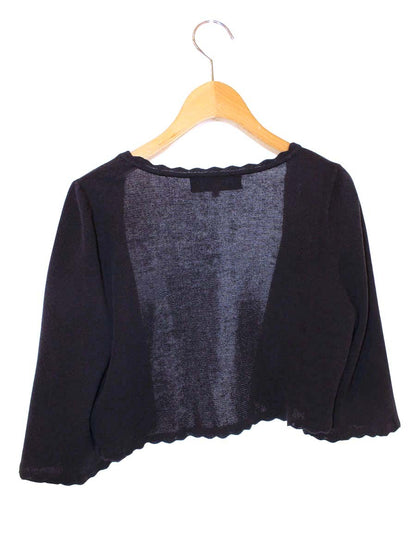 エムズグレイシー Scallop Bolero  918315 ボレロ 38 ブラック ITQYJL5JM18I