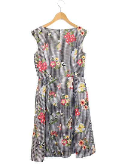 トッカ POTTED FLOWERS OPTOYM0410 ワンピース 2 ネイビー/マルチカラー チェック柄 ITSZHONUHZHQ